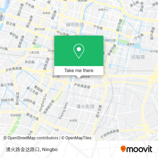潘火路金达路口 map