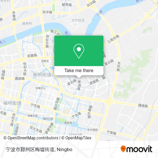 宁波市鄞州区梅墟街道 map