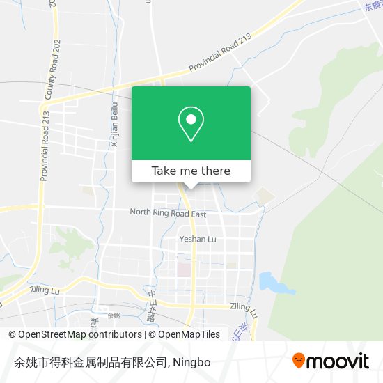 余姚市得科金属制品有限公司 map