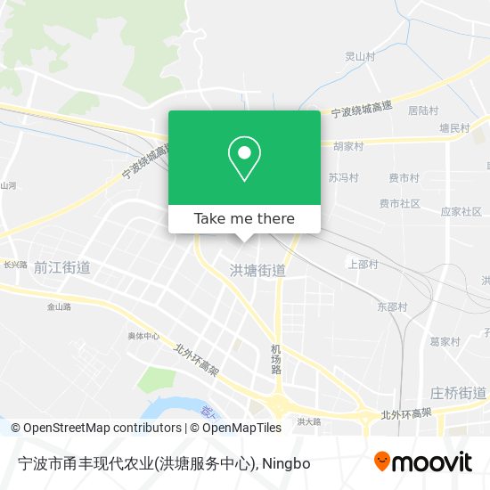 宁波市甬丰现代农业(洪塘服务中心) map