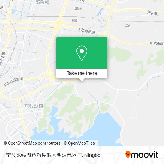 宁波东钱湖旅游度假区明波电器厂 map