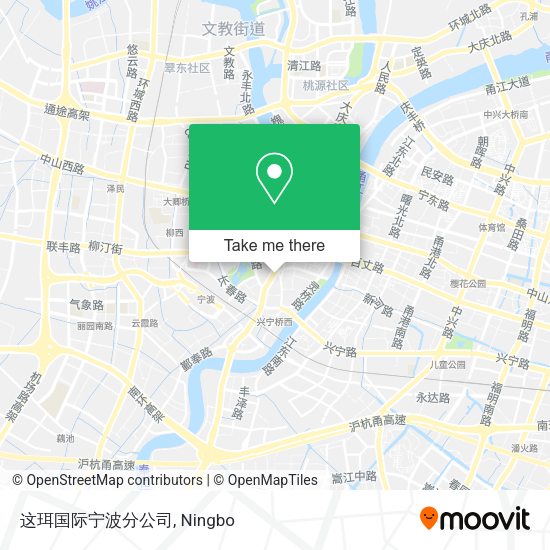 这珥国际宁波分公司 map