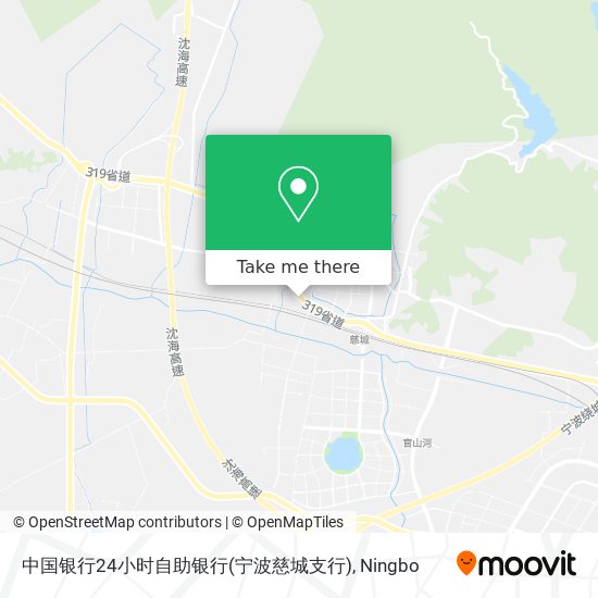 中国银行24小时自助银行(宁波慈城支行) map
