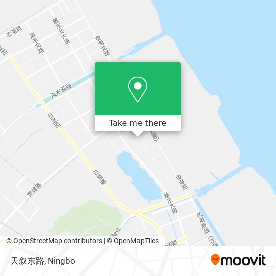 天叙东路 map