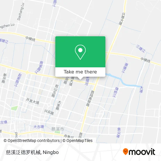 慈溪泛德罗机械 map