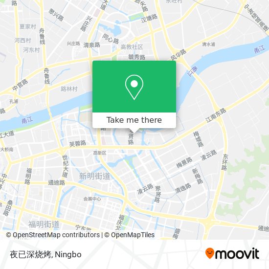 夜已深烧烤 map
