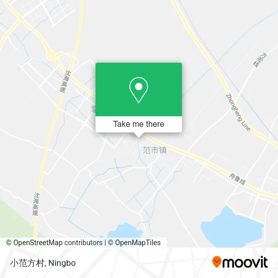 小范方村 map
