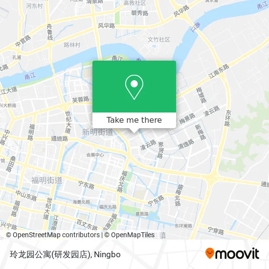 玲龙园公寓(研发园店) map