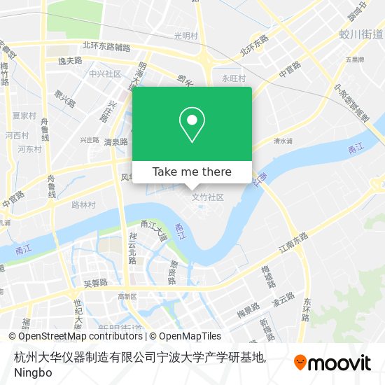 杭州大华仪器制造有限公司宁波大学产学研基地 map