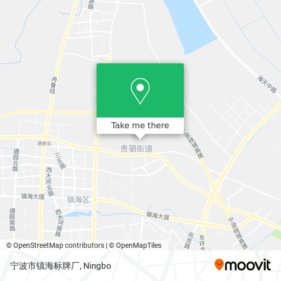 宁波市镇海标牌厂 map