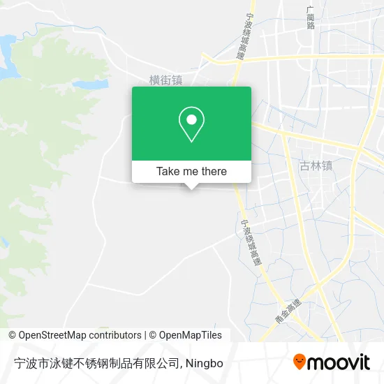 宁波市泳键不锈钢制品有限公司 map