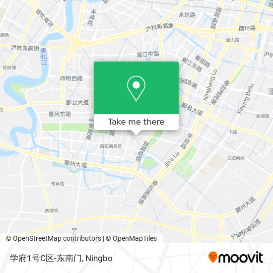 学府1号C区-东南门 map