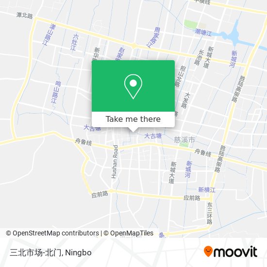 三北市场-北门 map