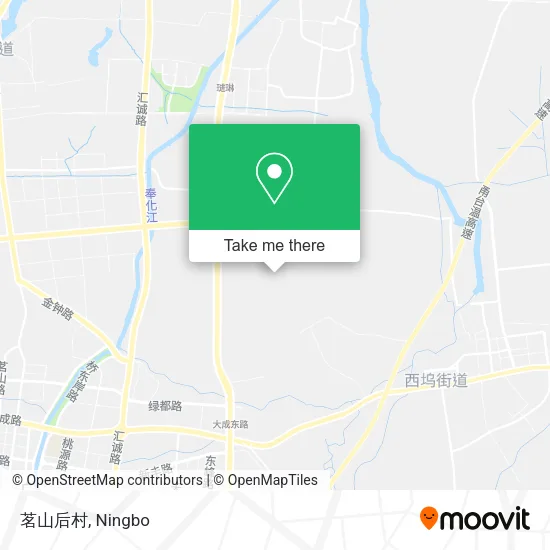 茗山后村 map