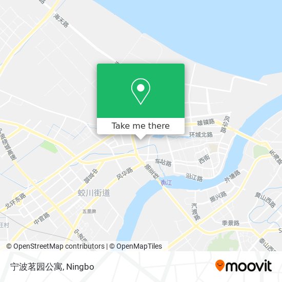 宁波茗园公寓 map