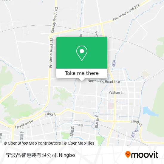 宁波晶智包装有限公司 map