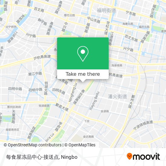 每食屋冻品中心-接送点 map
