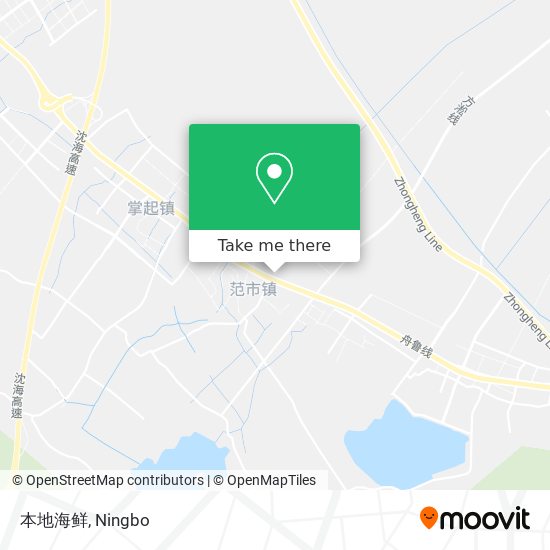 本地海鲜 map