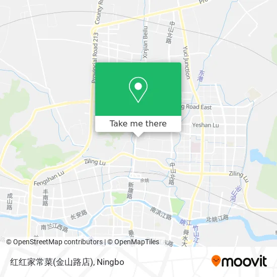 红红家常菜(金山路店) map
