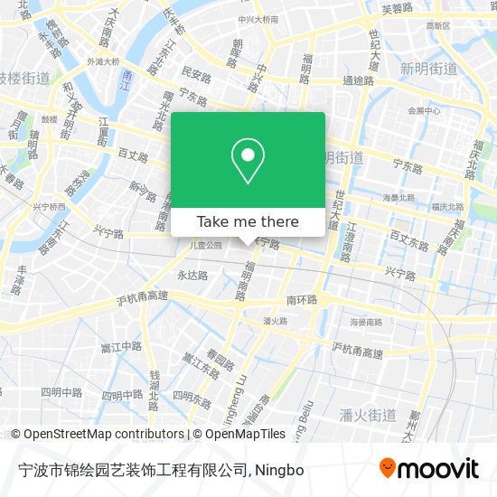宁波市锦绘园艺装饰工程有限公司 map