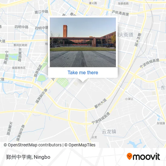 鄞州中学南 map