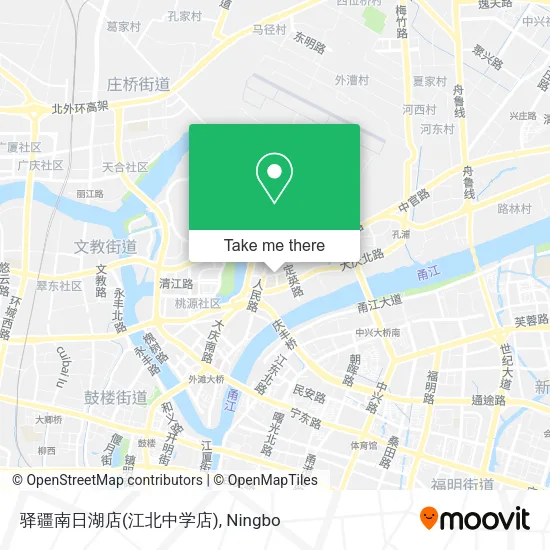 驿疆南日湖店(江北中学店) map