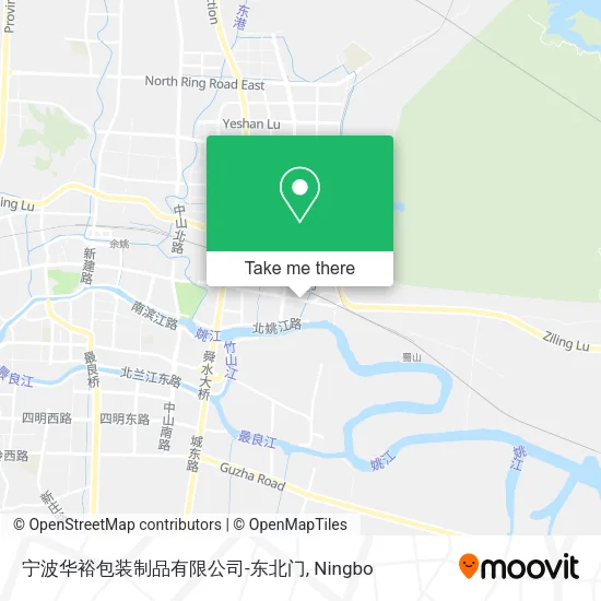 宁波华裕包装制品有限公司-东北门 map