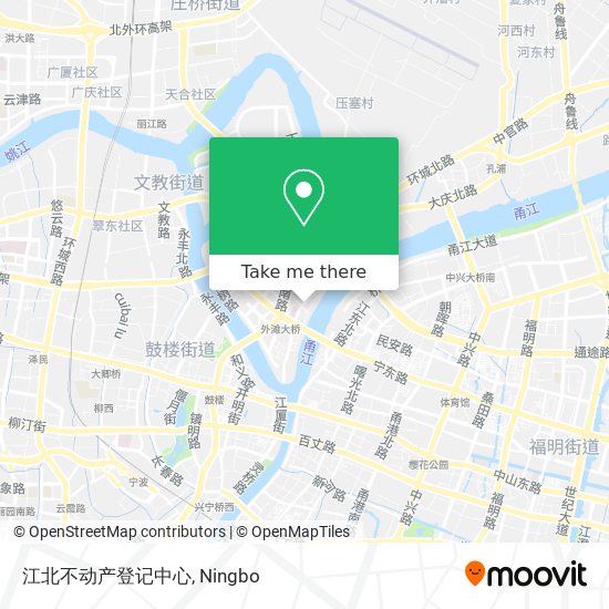 江北不动产登记中心 map
