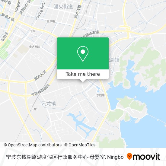 宁波东钱湖旅游度假区行政服务中心-母婴室 map