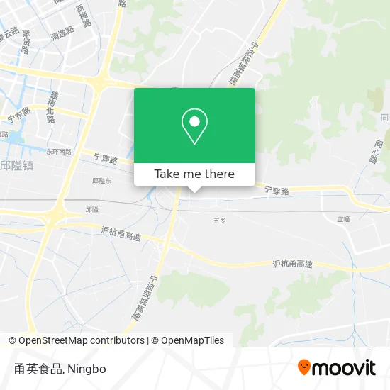 甬英食品 map