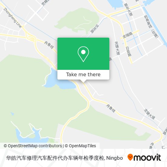 华皓汽车修理汽车配件代办车辆年检季度检 map