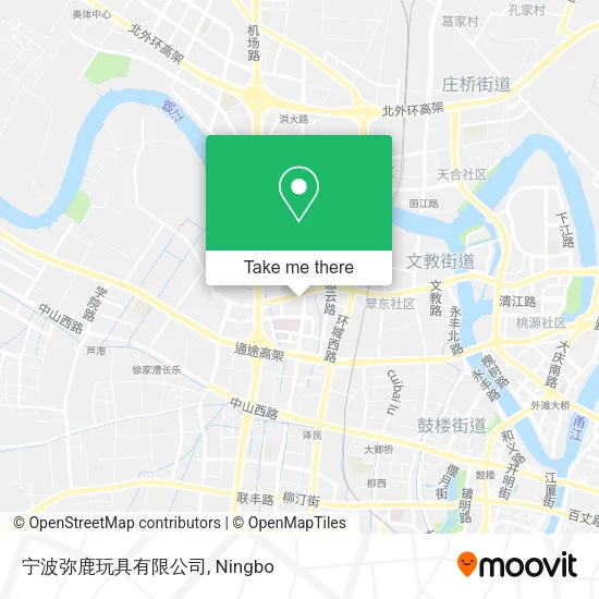 宁波弥鹿玩具有限公司 map