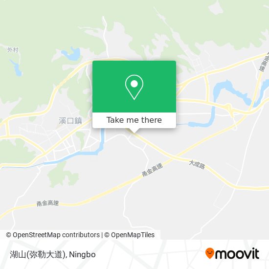 湖山(弥勒大道) map