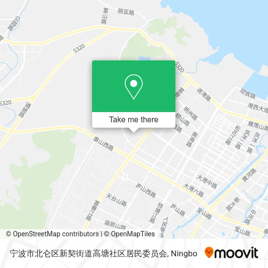 宁波市北仑区新契街道高塘社区居民委员会 map