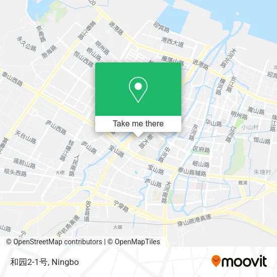 和园2-1号 map