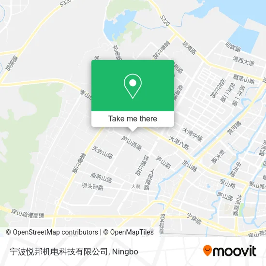 宁波悦邦机电科技有限公司 map