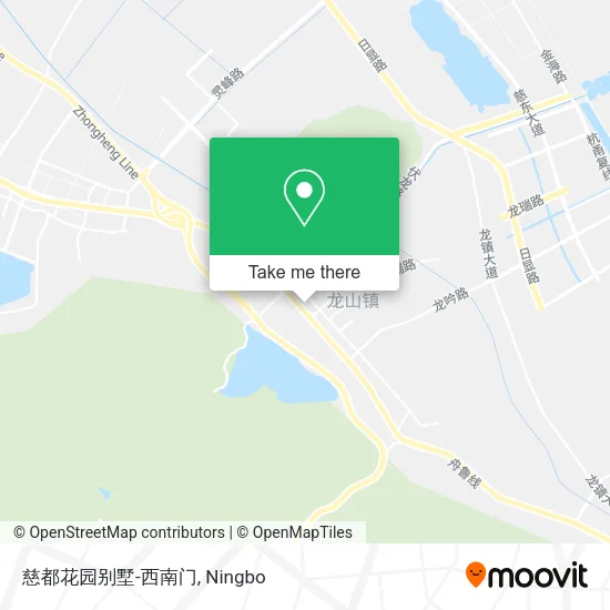 慈都花园别墅-西南门 map