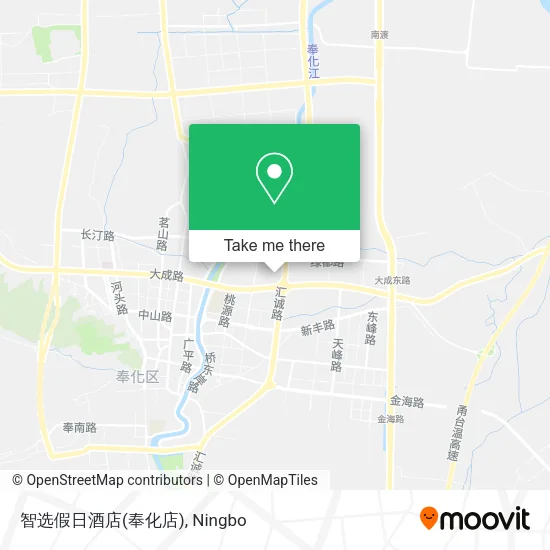 智选假日酒店(奉化店) map