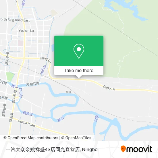 一汽大众余姚祥盛4S店同光直营店 map