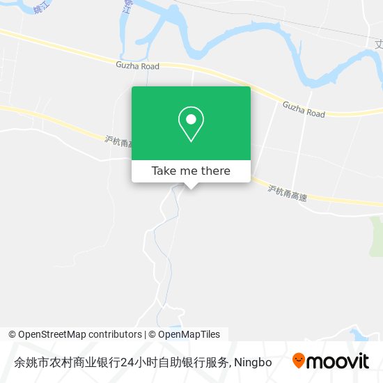 余姚市农村商业银行24小时自助银行服务 map