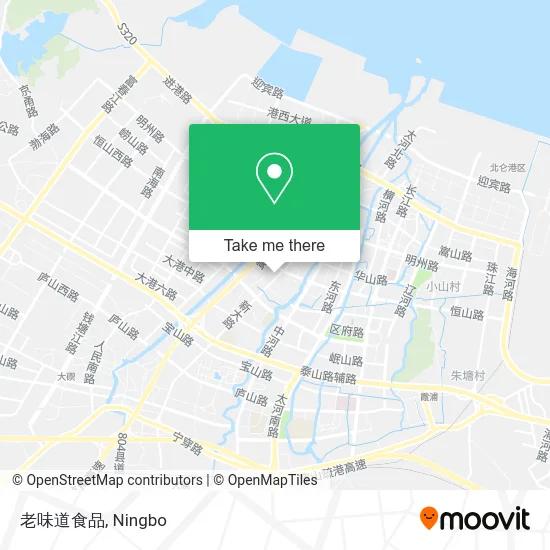 老味道食品 map