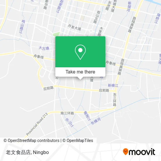 老文食品店 map