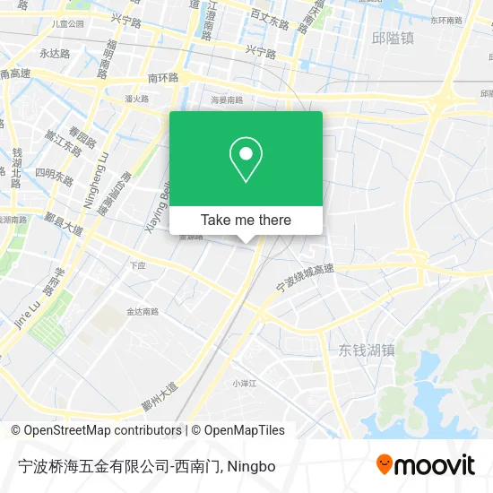 宁波桥海五金有限公司-西南门 map