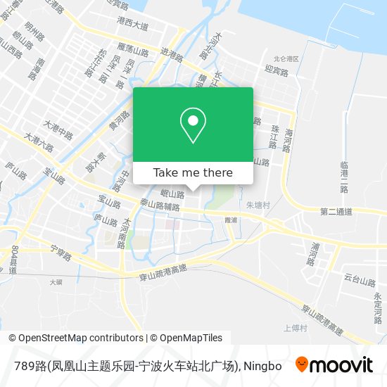 789路(凤凰山主题乐园-宁波火车站北广场) map
