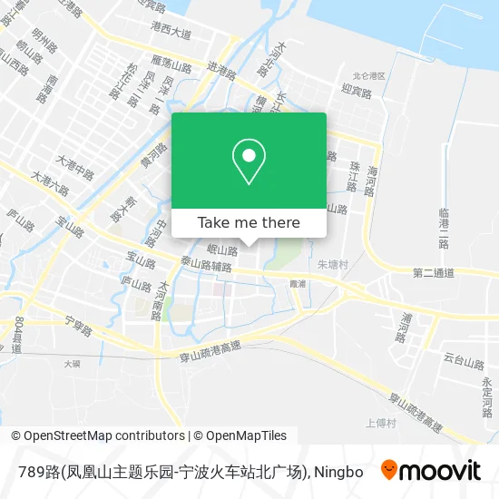 789路(凤凰山主题乐园-宁波火车站北广场) map