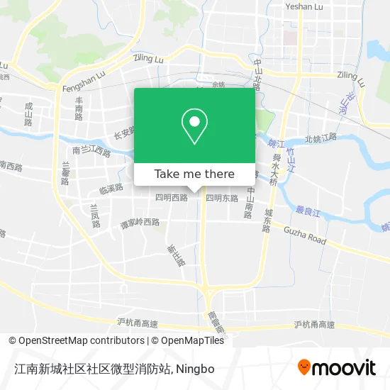 江南新城社区社区微型消防站 map