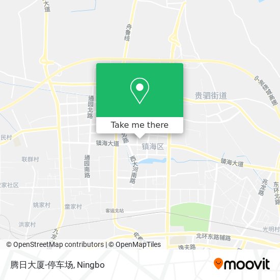腾日大厦-停车场 map