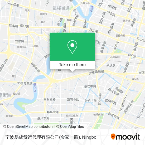 宁波易成货运代理有限公司(金家一路) map