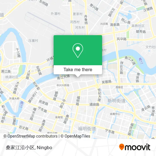 桑家江沿小区 map