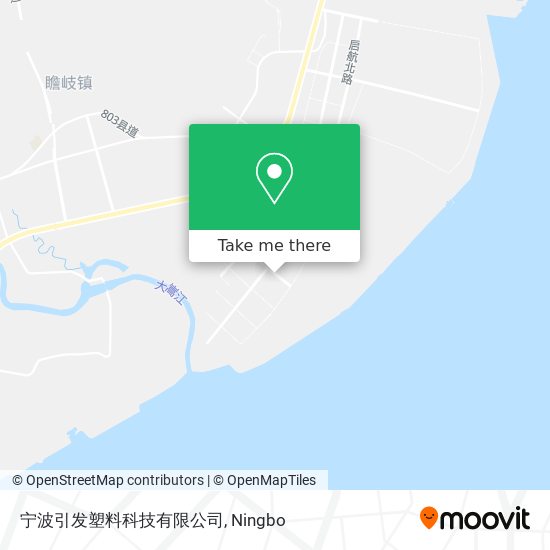 宁波引发塑料科技有限公司 map
